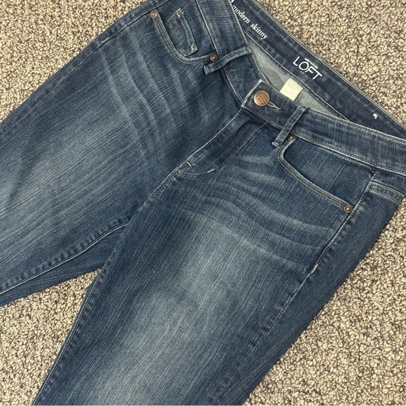 Ann Taylor Loft Modern skinny jeans ❤️ medium wash - Picture 3 of 8